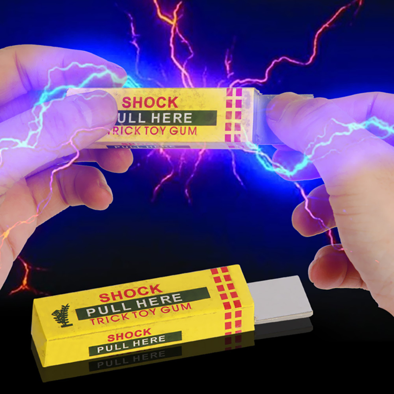 Shock Pen Prank Toy - ไฟฟ้า Shock Joke หมากฝรั่งดึงหัว Shocking ของเล่นของขวัญ