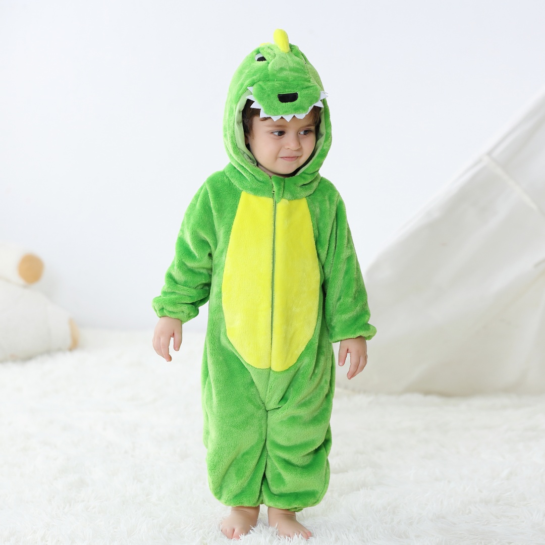 Spiderman Jumpsuit Kids - ชุดนอนเด็กทารกแขนยาวลายการ์ตูนไดโนเสาร์ คิกุรุมิ สำหรับเด็กแรกเกิด ทั้งเด็กผู้หญิงและเด็กผู้ชาย เหมาะสำหรับคริสต์มาสและฮาโลวีน