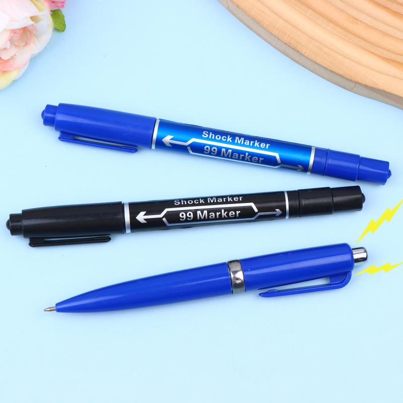 Shock Pen Prank Toy - ปากกาช็อตไฟฟ้า/ของเล่นแกล้งขำขัน/อุปกรณ์แกล้งขำขันสำหรับงานปาร์ตี้วันเอพริลฟูลส์/ของขวัญแกล้งขำขันสำหรับเพื่อน/ของเล่นแกล้งขำขัน/ของเล่นสร้างสรรค์