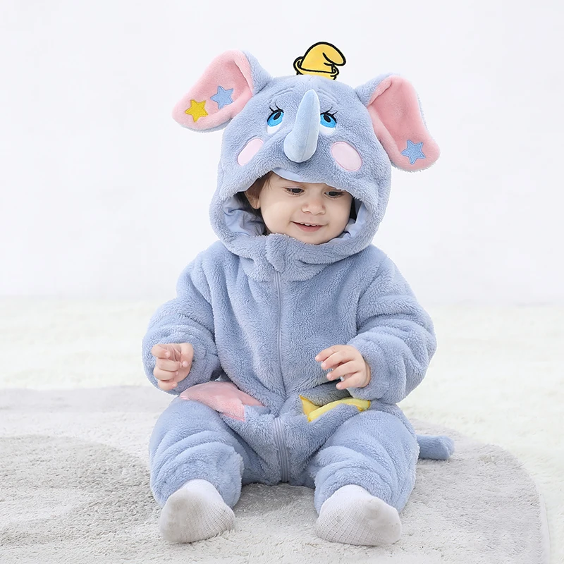 Spiderman Jumpsuit Kids - ชุดรอมเปอร์เด็กทารกช้างน่ารัก ชุดคอสเพลย์สัตว์น่ารักสำหรับเด็กผู้ชายและเด็กผู้หญิง ชุดคอสเพลย์อุ่นๆ