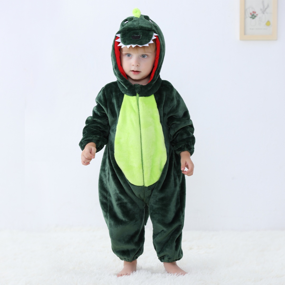 Spiderman Jumpsuit Kids - ชุดรอมเปอร์เด็กแรกเกิดแบบคิกุรุมิ ชุดนอนสัตว์สำหรับฤดูหนาว ชุดจั๊มสูทเด็ก ชุดนอนเด็ก ชุดไดโนเสาร์สำหรับคริสต์มาส ปาร์ตี้ฮาโลวีน
