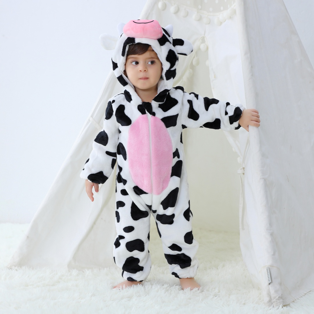 Spiderman Jumpsuit Kids - ชุดรอมเปอร์เด็กแรกเกิดแบบคิกุรุมิ ชุดนอนสัตว์สำหรับฤดูหนาว ชุดจั๊มสูทเด็ก ชุดนอนเด็ก ชุดแฟนซีวัวสำหรับคริสต์มาส ปาร์ตี้ฮาโลวีน
