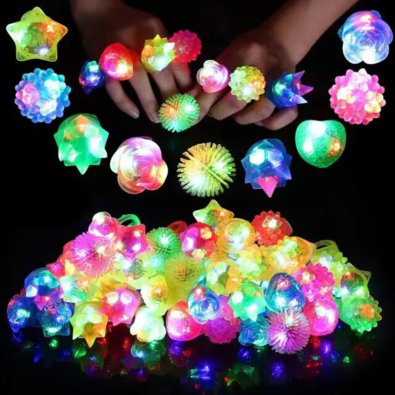 Glow In The Dark Party Glasses - 20/30/50pcs แหวนเรืองแสง LED Light Up แหวนส่องสว่าง