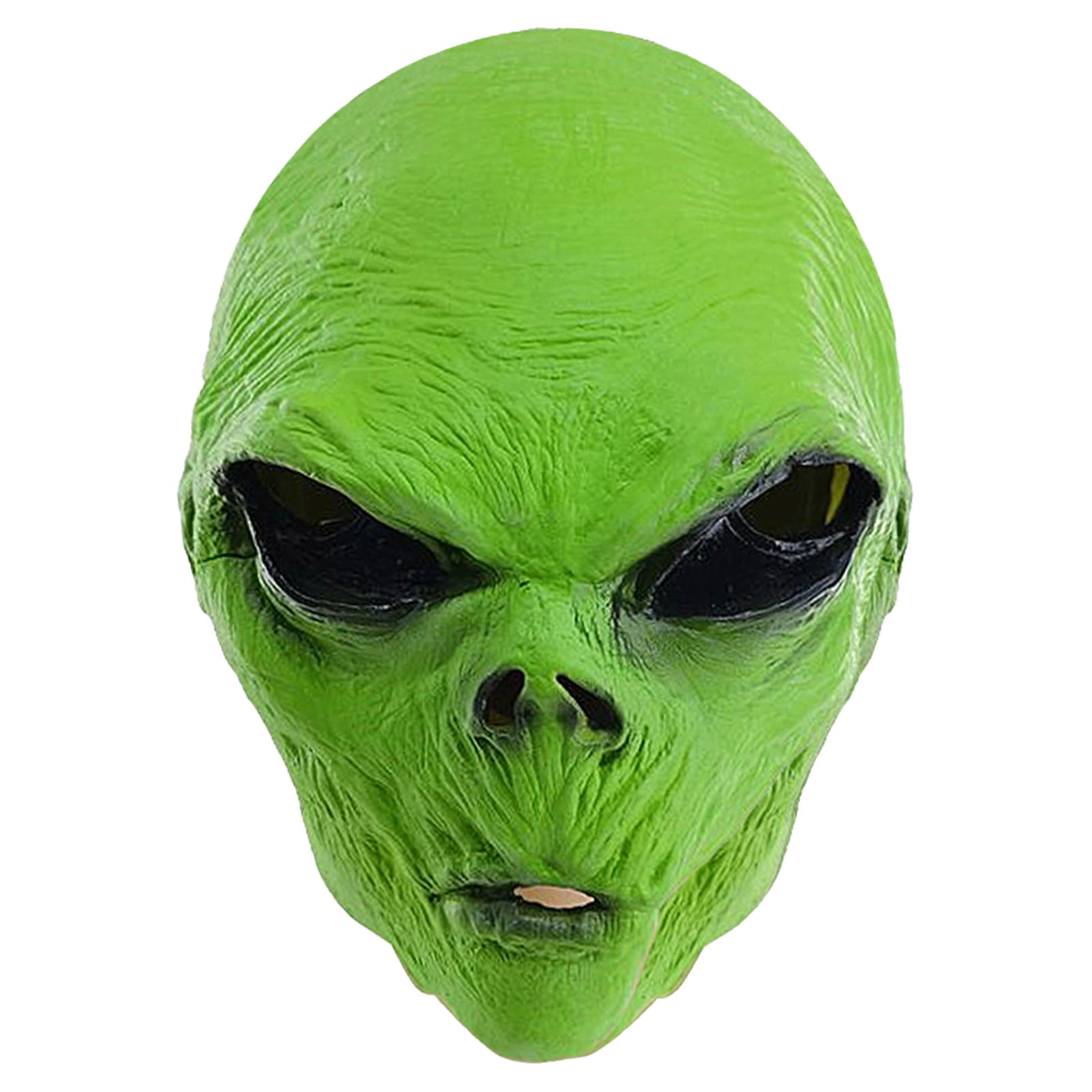 Latex Alien Mask Realistic - ชุดหน้ากากเอเลี่ยนระดับมืออาชีพ ดีไซน์จากยางลาเท็กซ์เหมือนจริง พร้อมถุงมือเข้าชุด สำหรับเด็กและผู้ใหญ่ ใช้ในงานปาร์ตี้ฮาโลวีน