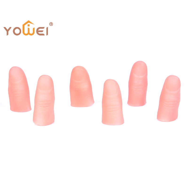 Thumb Tip Magic Trick Set - ชุดนิ้วปลอมแบบนิ่ม 3 ชิ้น/ชุด สำหรับเล่นมายากล