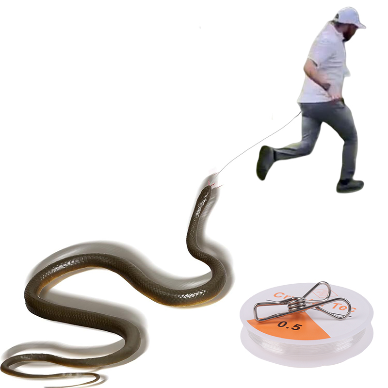 ของเล่นงูจำลองแบบคล้องเชือกสำห - Prank Toys บทวิจารณ์และราคา