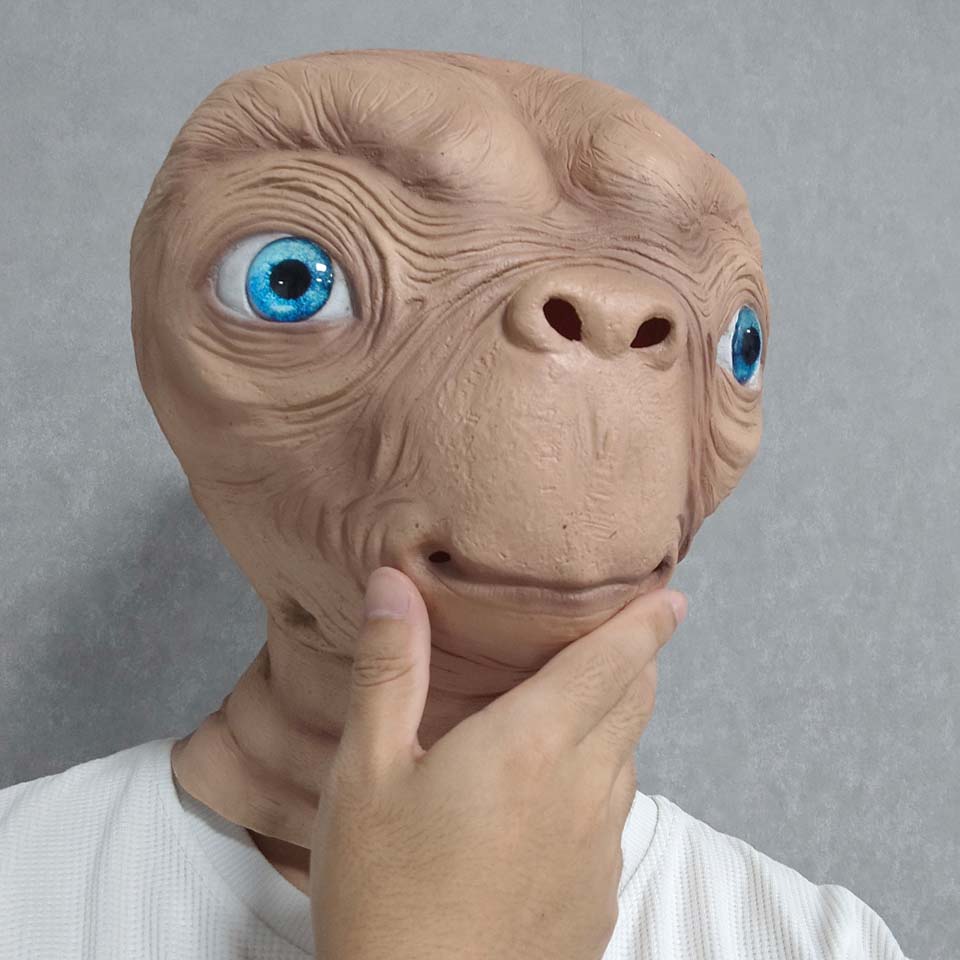 หน้ากากลาเท็กซ์เอ็ทเอเลียนสมจร - Latex Alien Mask Realistic บทวิจารณ์และราคา