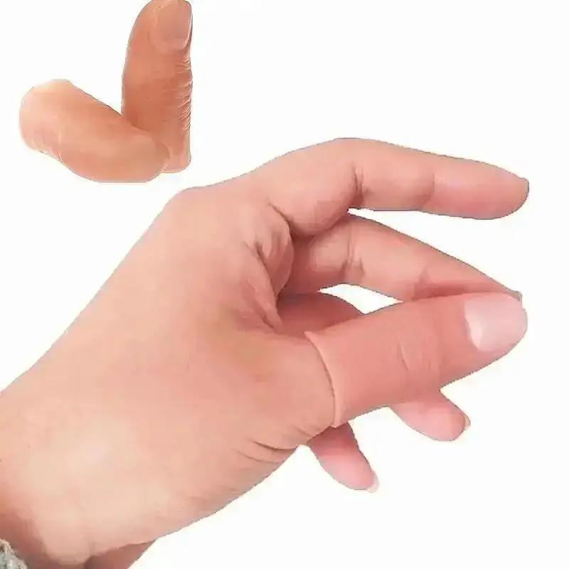 5 ชิ้น/เซ็ตร้อนปลอมนุ่ม Thumb  - Thumb Tip Magic Trick Set บทวิจารณ์และราคา