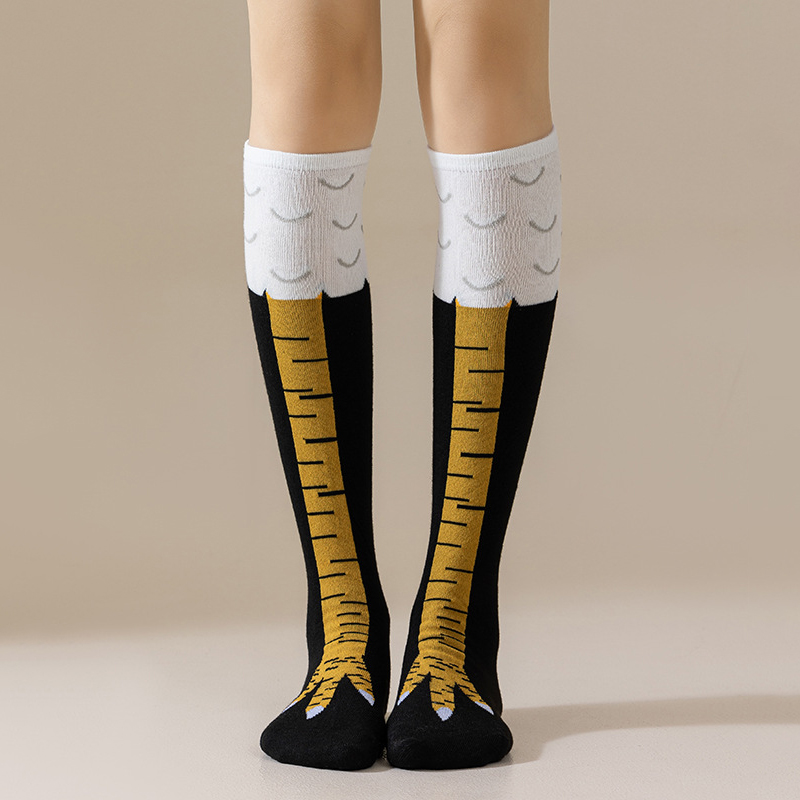 ถุงเท้าผู้ชายลายไก่ 3 มิติ ตลก - Funny Chicken Leg Socks บทวิจารณ์และราคา