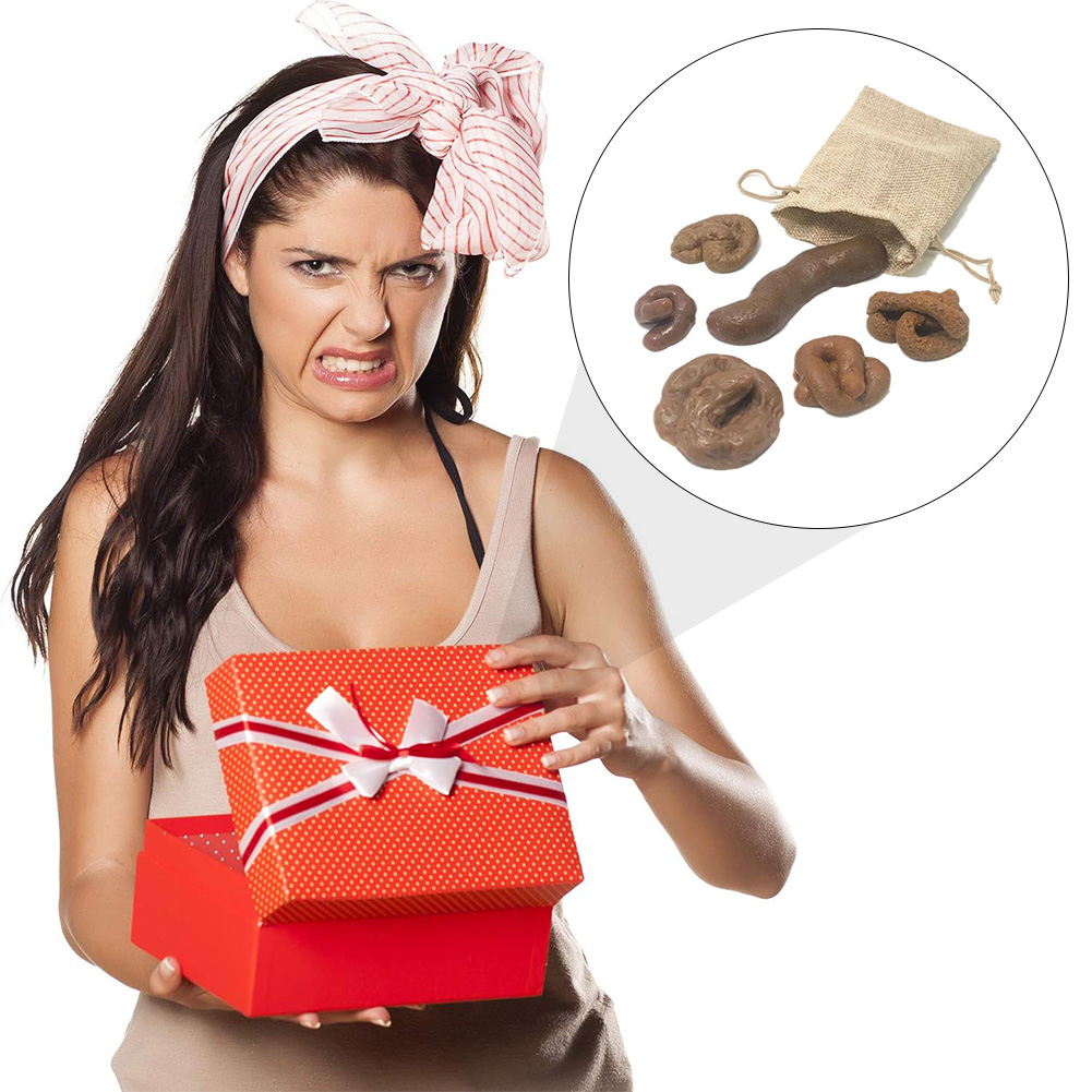 6 ชิ้น/เซ็ต Poop Prank ของเล่น - Fake Poop Gag Gift บทวิจารณ์และราคา