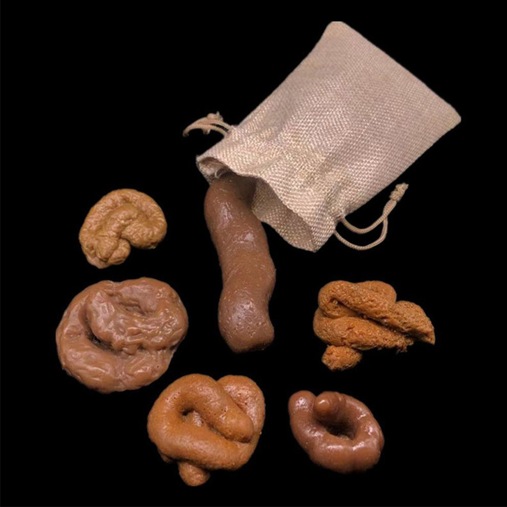 6 ชิ้น/เซ็ต Poop Prank ของเล่น - Fake Poop Gag Gift บทวิจารณ์และราคา