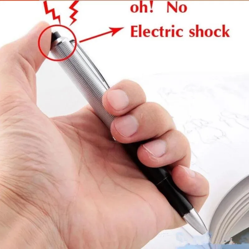 ปากกาช็อตไฟฟ้า ของเล่นตลก แกดเ - Shock Pen Prank Toy บทวิจารณ์และราคา