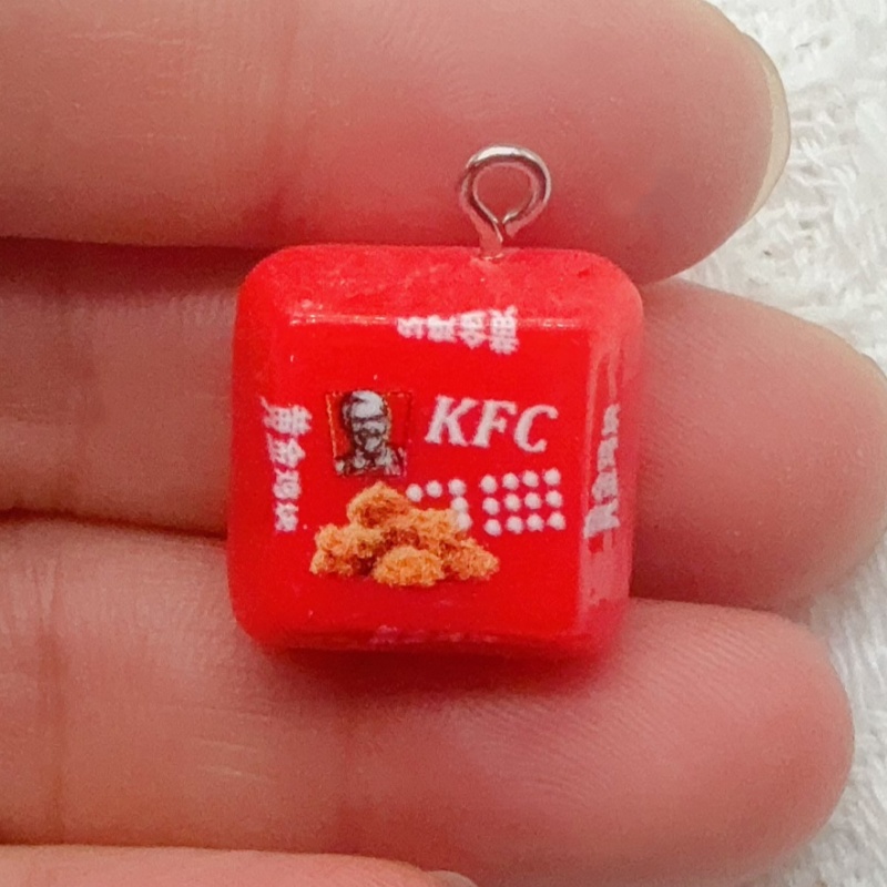 พวงกุญแจถุงอาหารเรซิ่นลายการ์ต - Novelty Gifts บทวิจารณ์และราคา