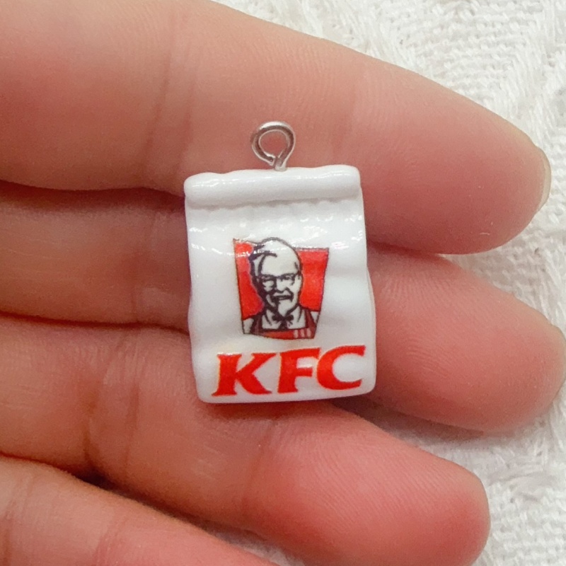 พวงกุญแจถุงอาหารเรซิ่นลายการ์ต - Novelty Gifts บทวิจารณ์และราคา