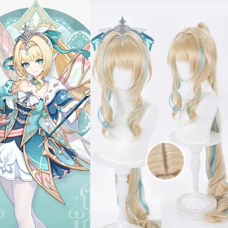วิกคอสเพลย์เกม Genshin Impact  - Anime Cosplay Wig Heat Resistant บทวิจารณ์และราคา