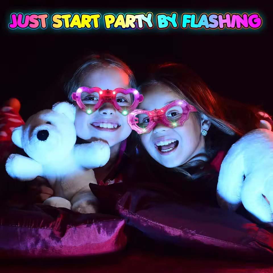 แว่นตาเรืองแสงในที่มืด แว่นตา  - Glow In The Dark Party Glasses บทวิจารณ์และราคา