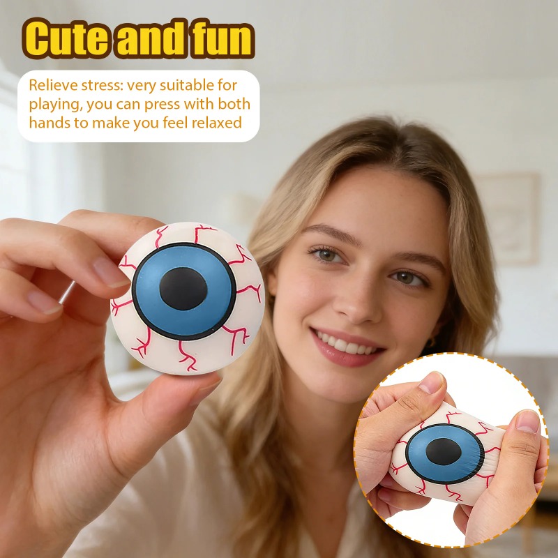 ของเล่นบีบคลายเครียดรูปดวงตาสุ - Prank Toys บทวิจารณ์และราคา