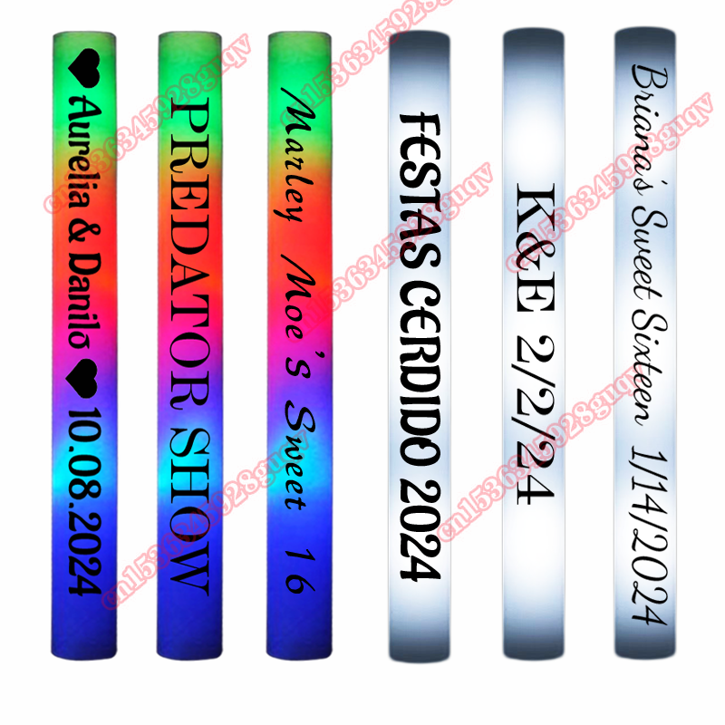 แท่งโฟม LED 30ชิ้นแท่งเรืองแสง - Flashing Led Foam Sticks Party บทวิจารณ์และราคา