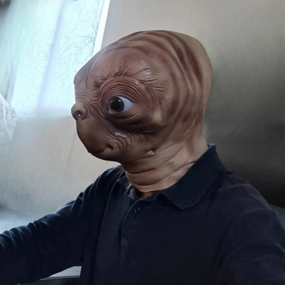 สมจริง ET Alien Latex หน้ากากฮ - Latex Alien Mask Realistic บทวิจารณ์และราคา