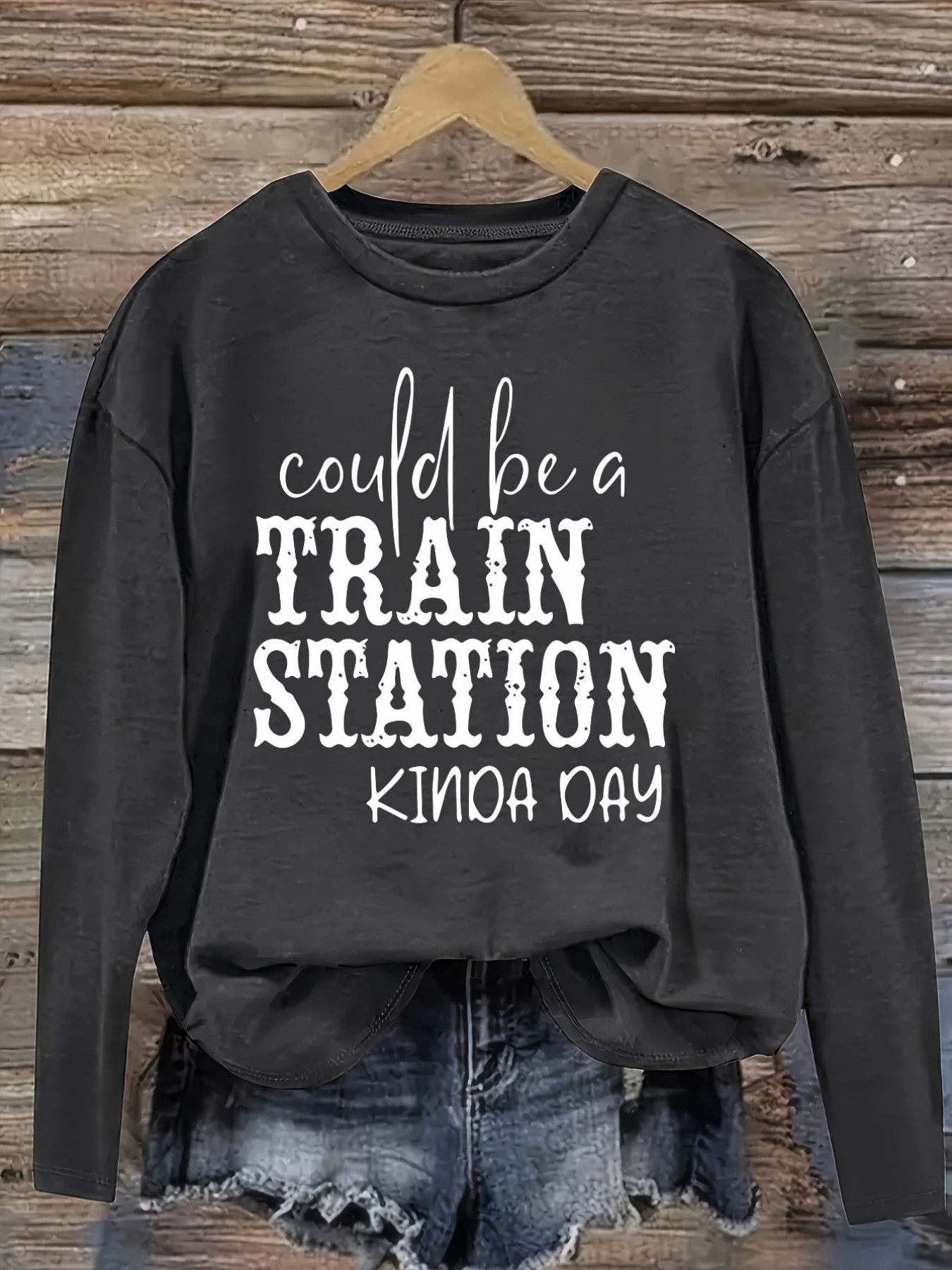 เสื้อยืดแขนยาวคอกลมสำหรับผู้หญ - Costumes บทวิจารณ์และราคา