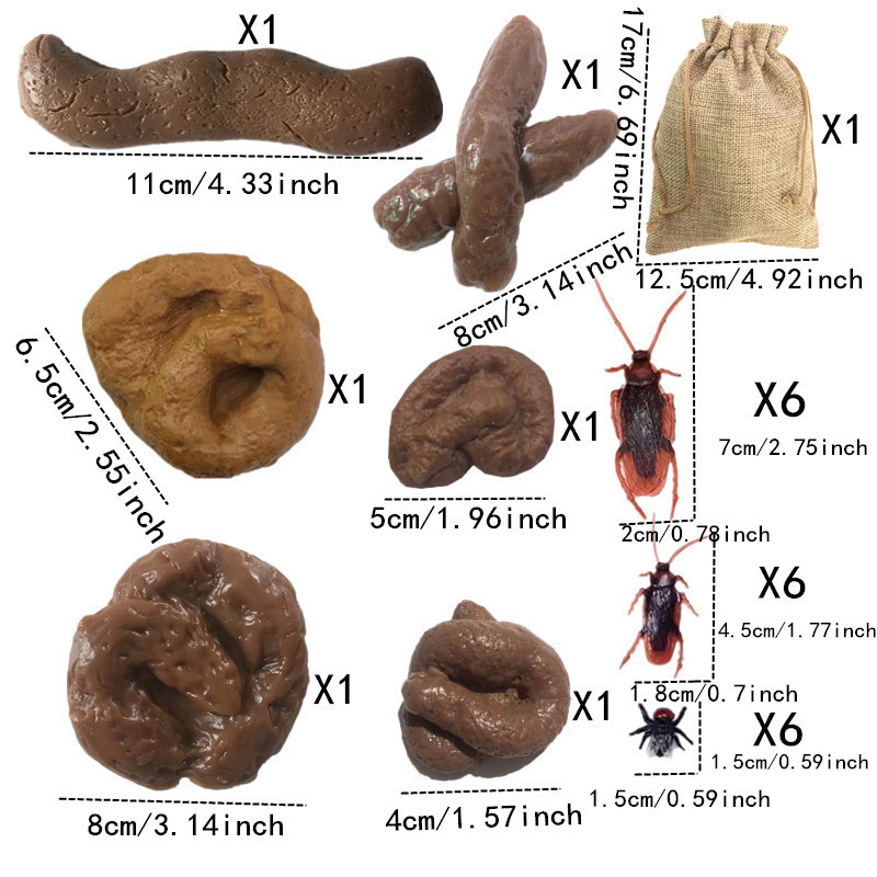ของเล่นแกล้งเซ็กทอยสำหรับแกล้ง - Fake Poop Gag Gift บทวิจารณ์และราคา