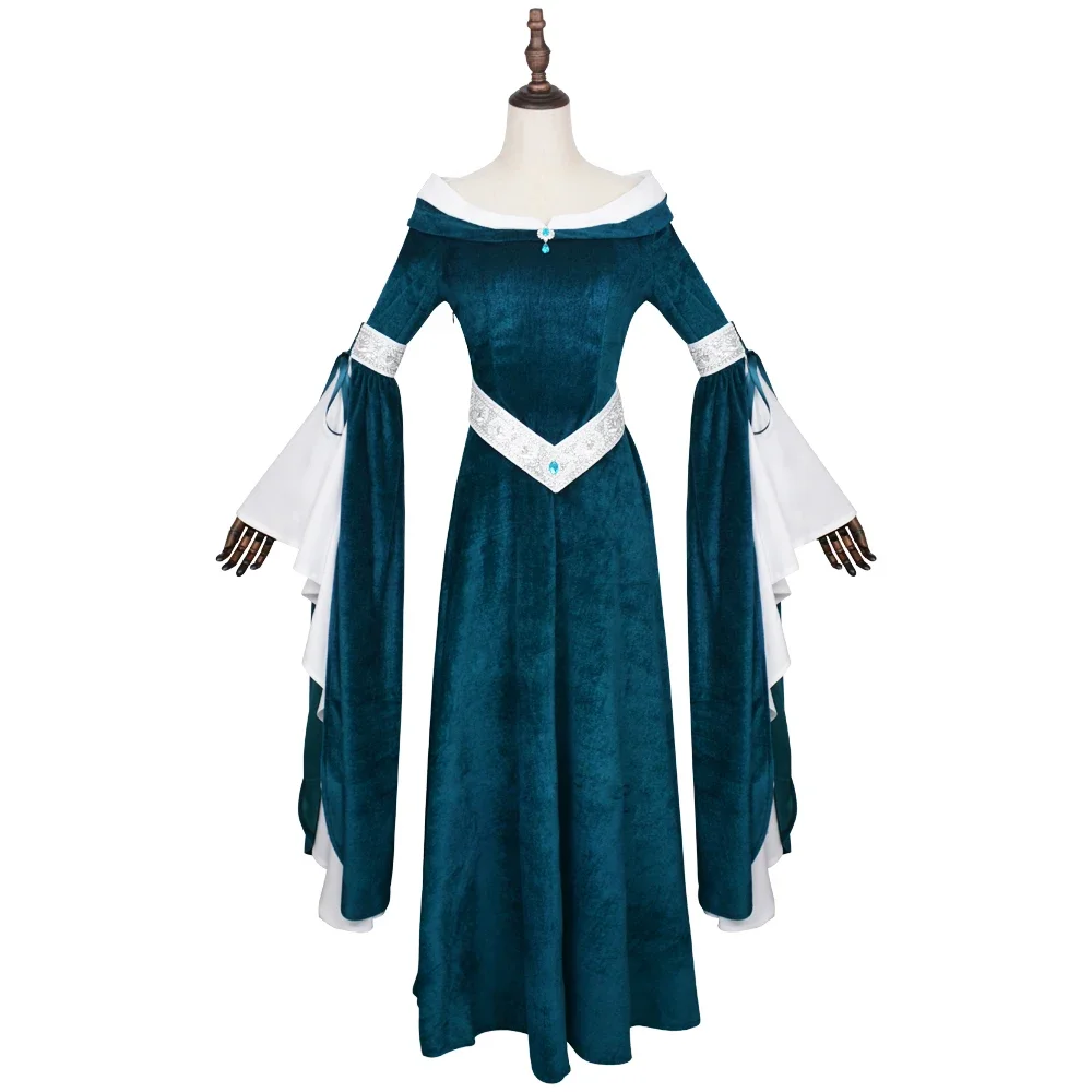 ชุดเดรสสไตล์เอลฟ์ยุคกลางเรอเนซ - Medieval Renaissance Dress Women บทวิจารณ์และราคา