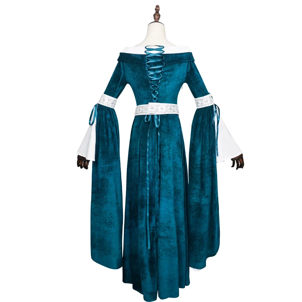 ชุดเดรสสไตล์เอลฟ์ยุคกลางเรอเนซ - Medieval Renaissance Dress Women บทวิจารณ์และราคา