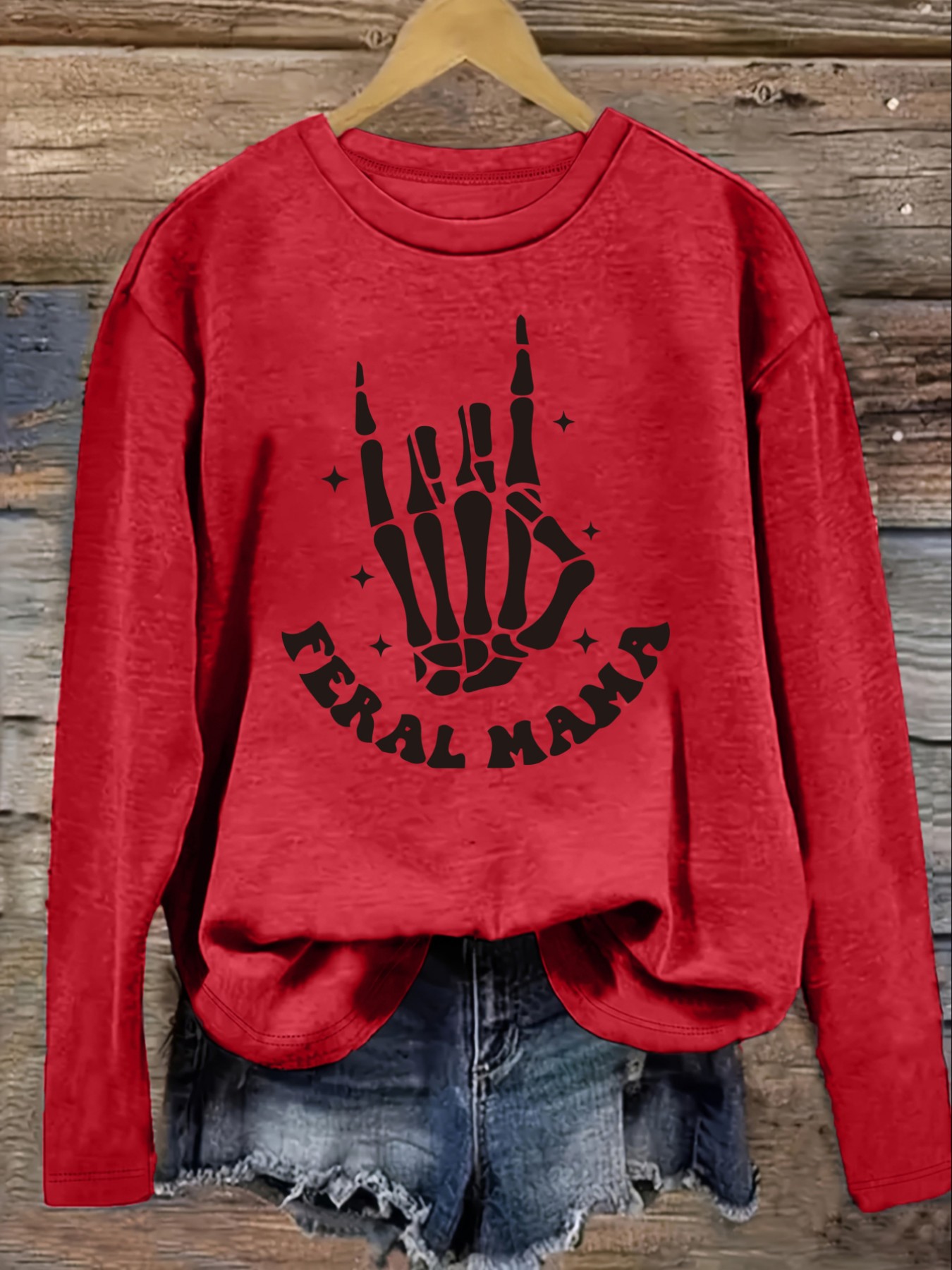 เสื้อยืดแขนยาวคอกลมลำลองสำหรับ - Costumes บทวิจารณ์และราคา