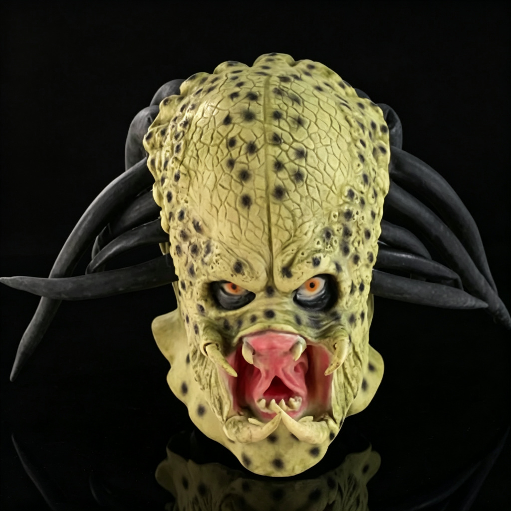 หน้ากาก Predator แบบเต็มหัว ดี - Latex Alien Mask Realistic บทวิจารณ์และราคา