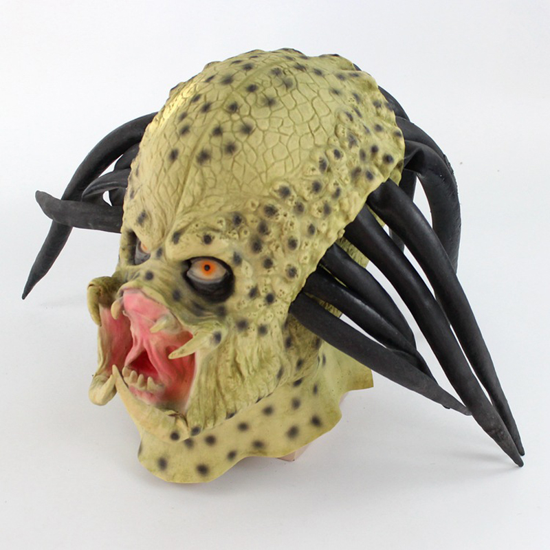 หน้ากาก Predator แบบเต็มหัว ดี - Latex Alien Mask Realistic บทวิจารณ์และราคา