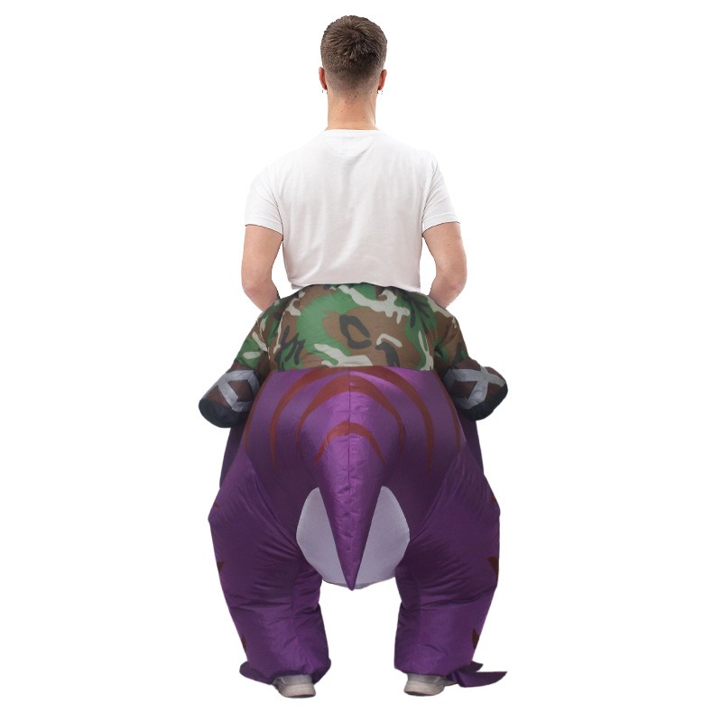 ชุดไดโนเสาร์เป่าลมฮาโลวีน ชุดต - Inflatable Dinosaur Costume Adult บทวิจารณ์และราคา