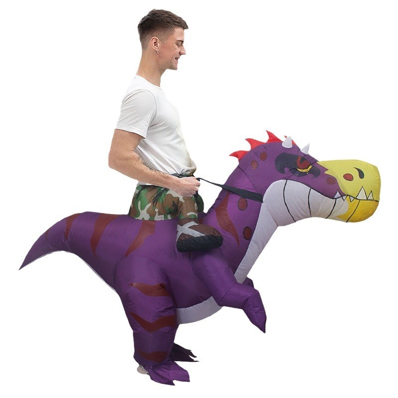 ชุดไดโนเสาร์เป่าลมฮาโลวีน ชุดต - Inflatable Dinosaur Costume Adult บทวิจารณ์และราคา