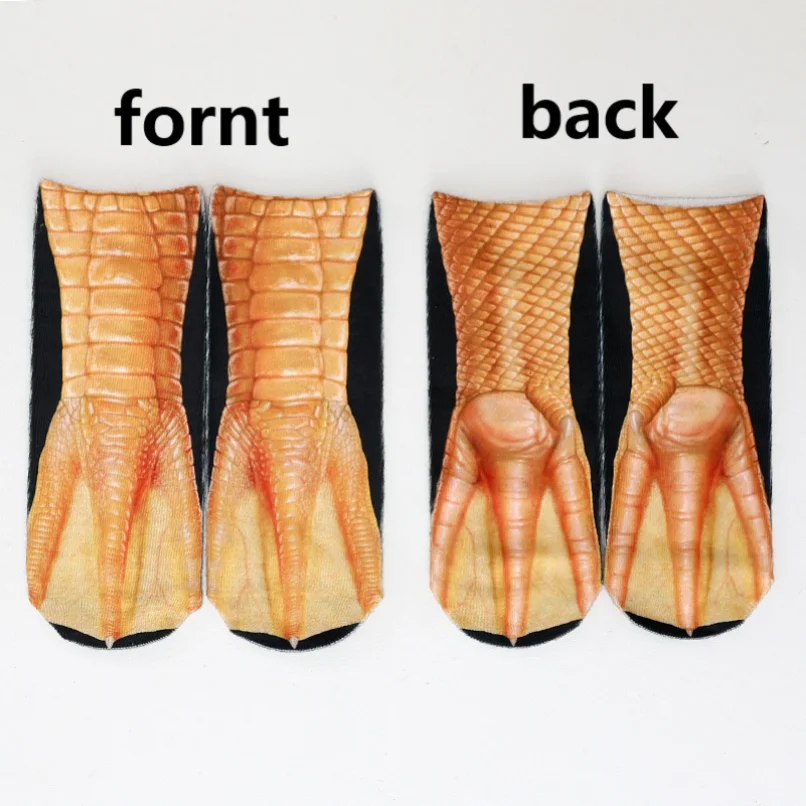 ถุงเท้าน่ารัก 3d พิมพ์ตลกหญิงผ - Funny Chicken Leg Socks บทวิจารณ์และราคา
