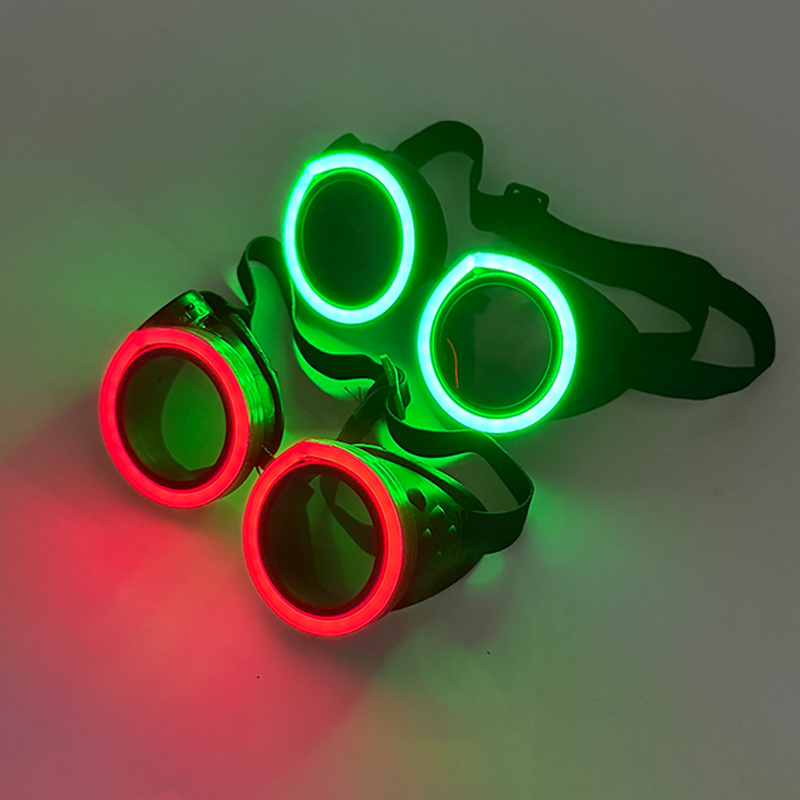 แว่นตา LED ทรงกลมแบบใหม่ เลนส์ - Glow In The Dark Party Glasses บทวิจารณ์และราคา