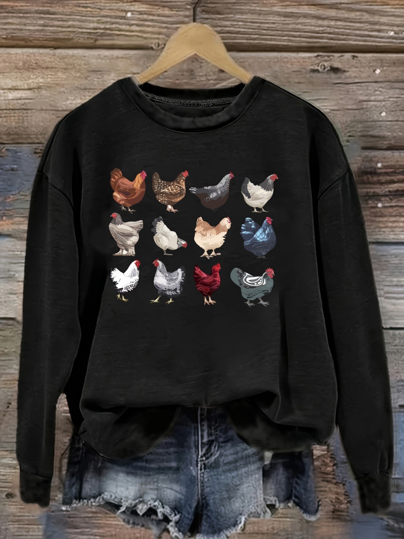 เสื้อยืดแขนยาวคอกลมลำลองสำหรับ - Costumes บทวิจารณ์และราคา
