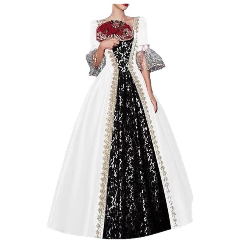 ชุดเดรสสตรี S-5XL สไตล์ยุคกลาง - Costumes บทวิจารณ์และราคา