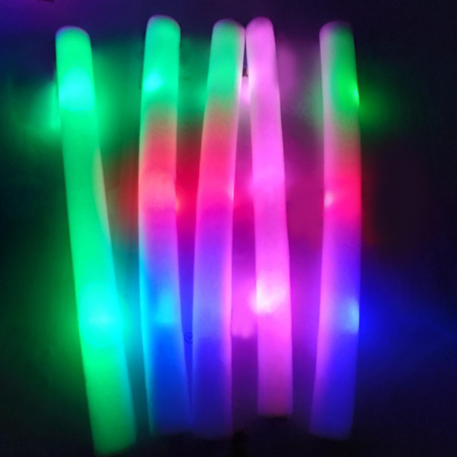 แท่งโฟม LED ของชำร่วยงานปาร์ตี - Flashing Led Foam Sticks Party บทวิจารณ์และราคา