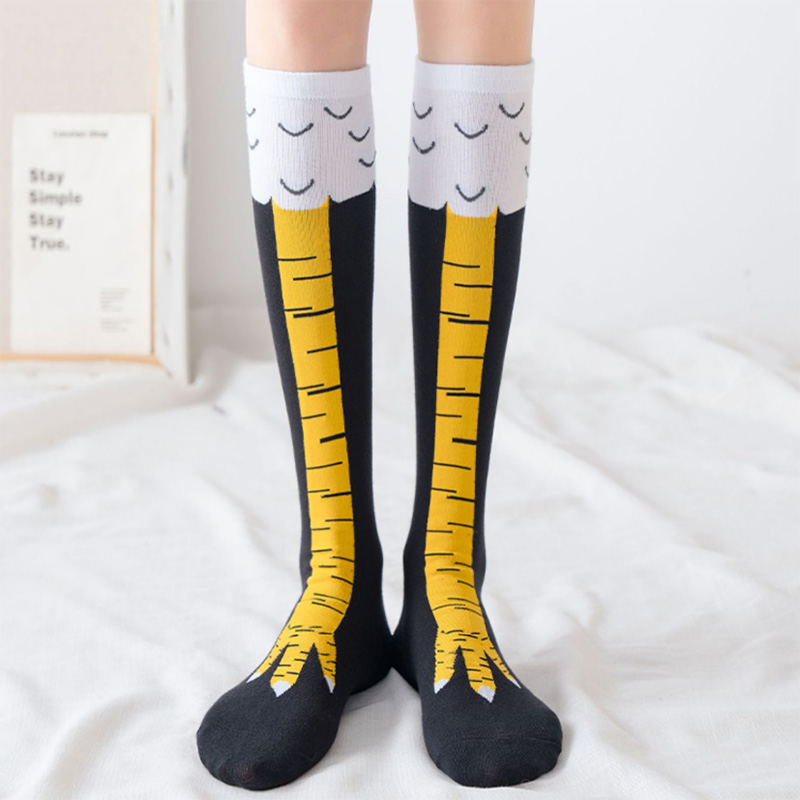 ถุงเท้าตลกแบบยูนิเซ็กซ์ ลายเท้ - Funny Chicken Leg Socks บทวิจารณ์และราคา