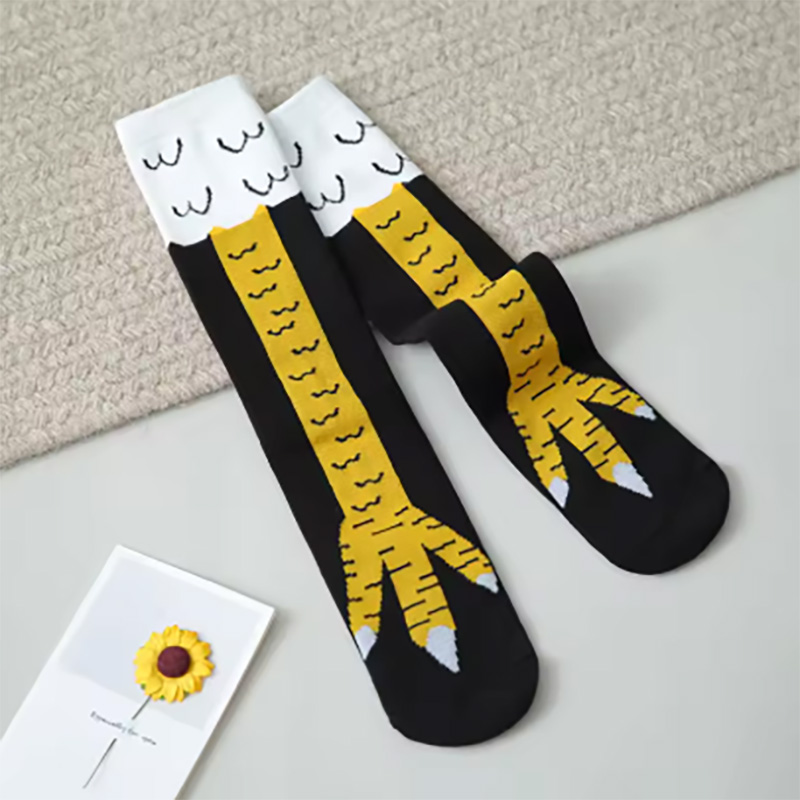 ถุงเท้าตลกแบบยูนิเซ็กซ์ ลายเท้ - Funny Chicken Leg Socks บทวิจารณ์และราคา
