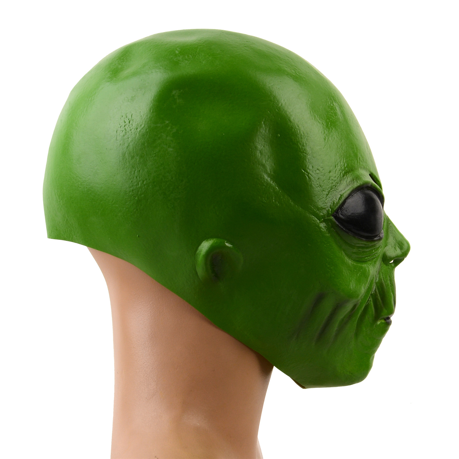 หน้ากากเอเลี่ยนสีเขียวทำจากยาง - Latex Alien Mask Realistic บทวิจารณ์และราคา