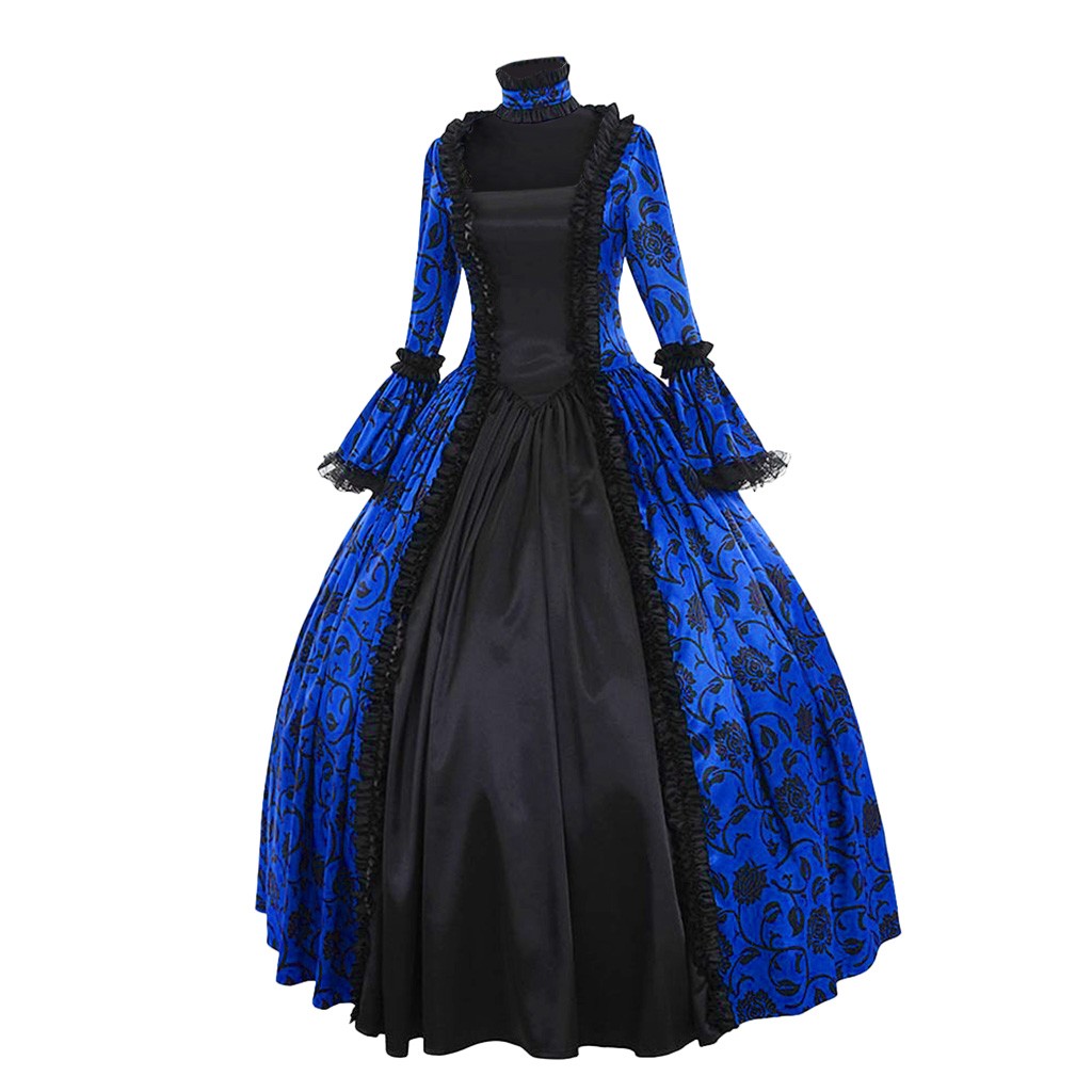 ชุดเดรสวินเทจผู้หญิง ดีไซน์ประ - Medieval Renaissance Dress Women บทวิจารณ์และราคา