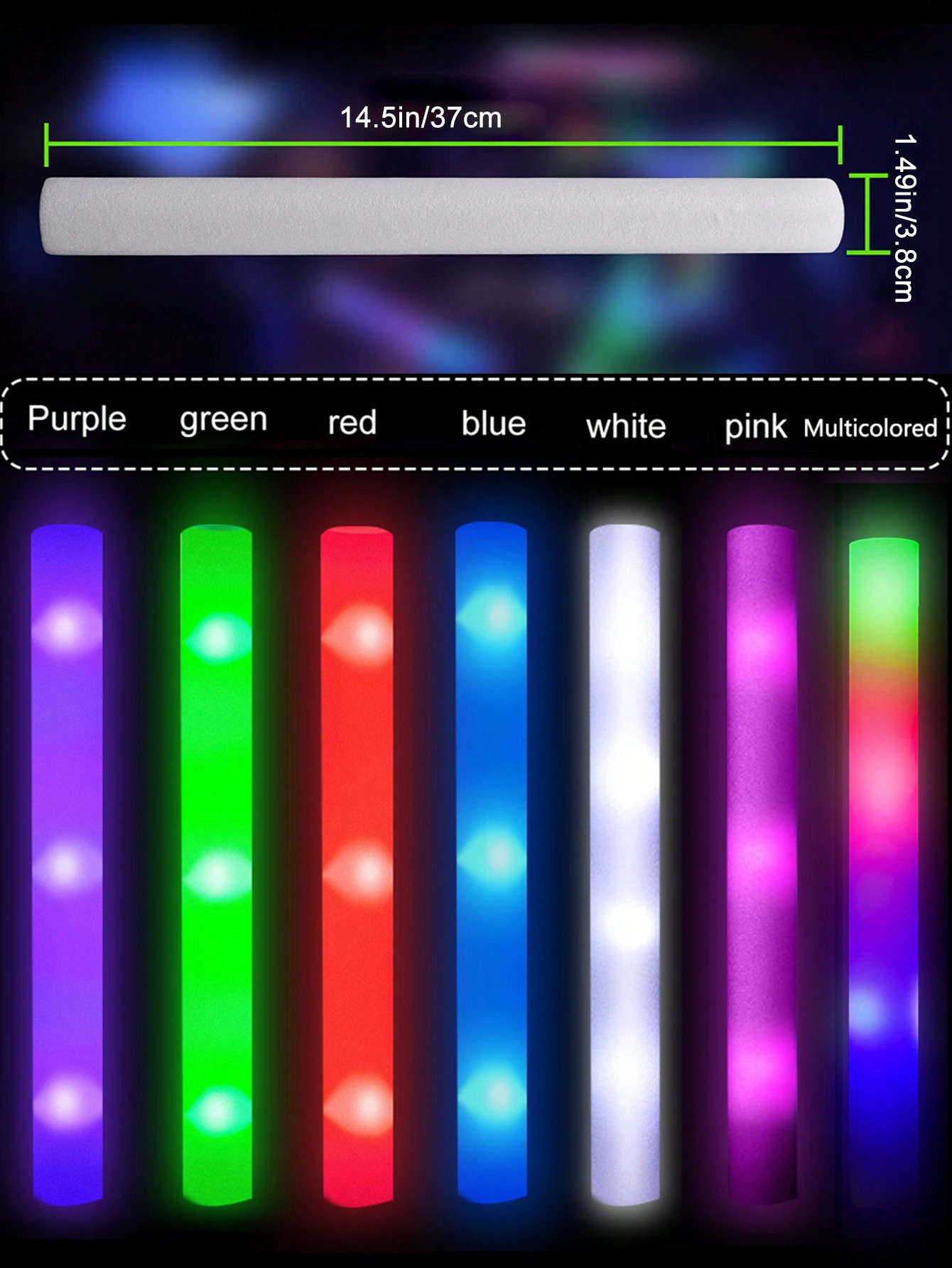 แท่งเรืองแสงโฟม LED 20/30ชิ้นแ - Flashing Led Foam Sticks Party บทวิจารณ์และราคา
