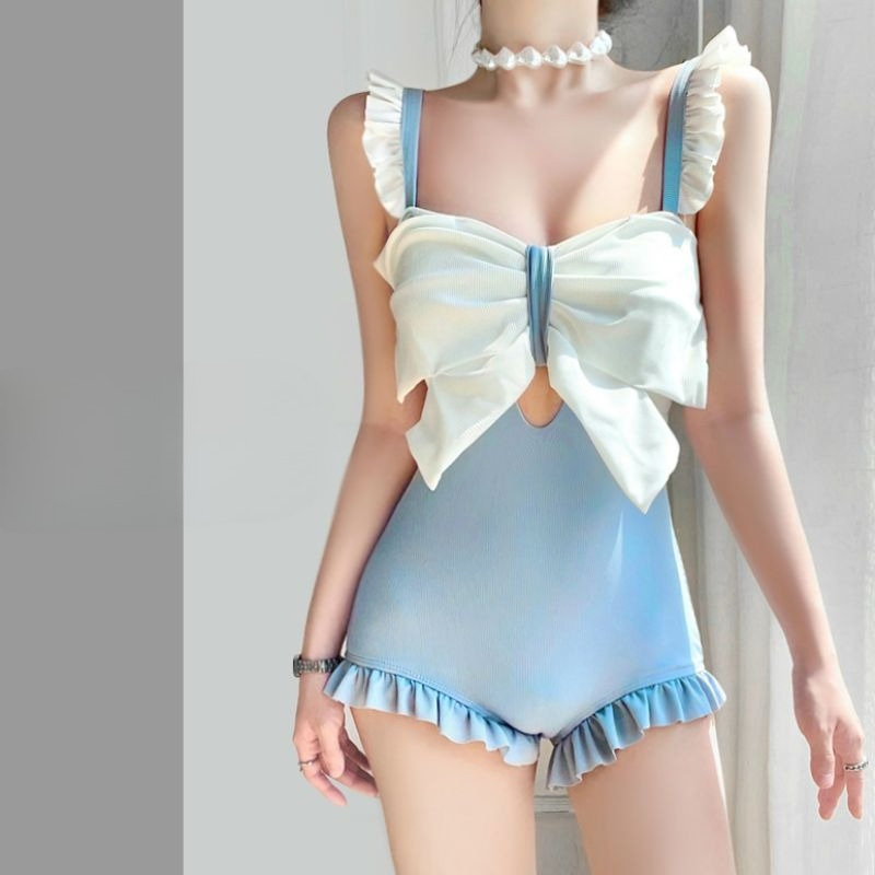 ชุดว่ายน้ำลายโบว์น่ารักสำหรับผ - Costumes บทวิจารณ์และราคา