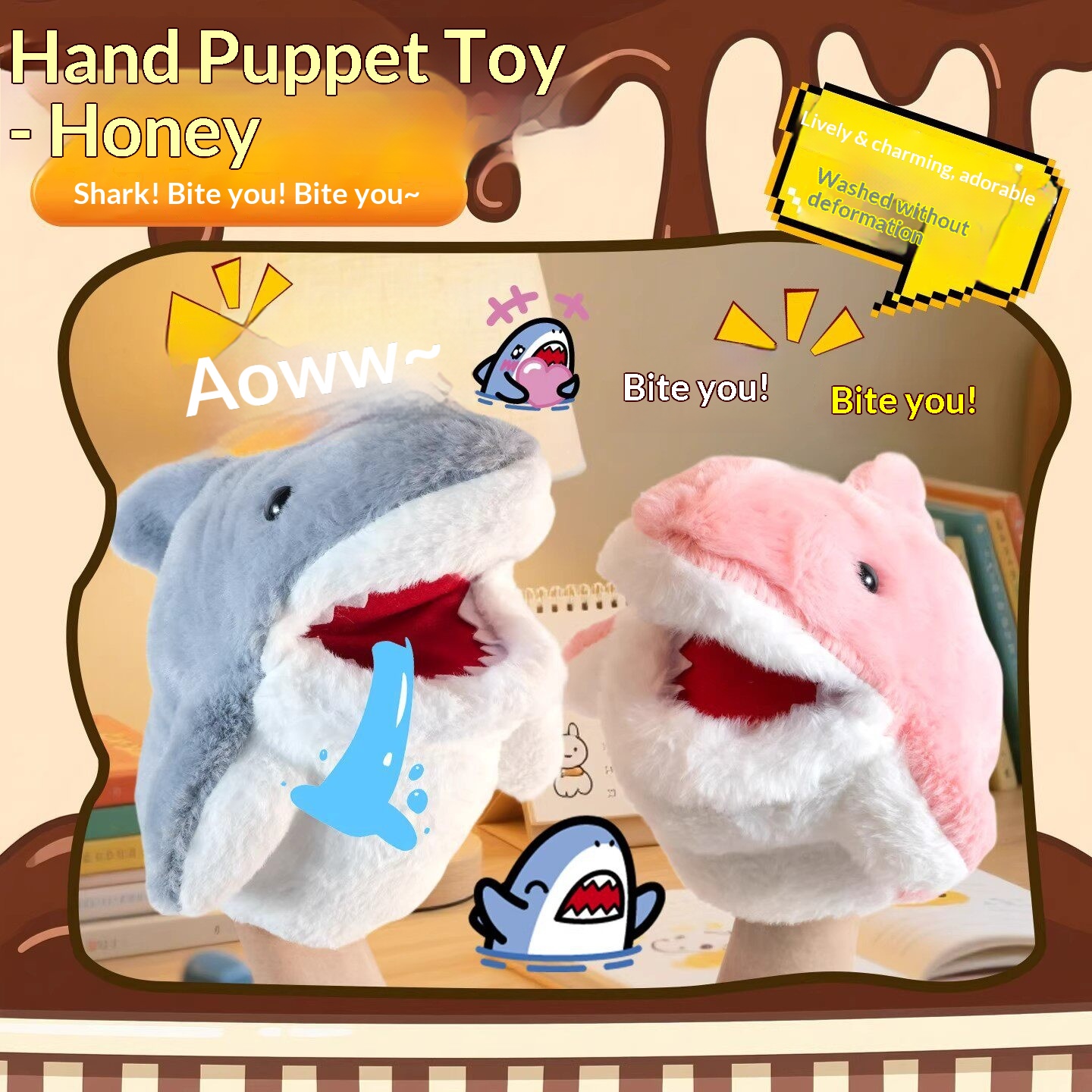 ตุ๊กตาฉลามแบบสวมมือ ของเล่นตุ๊ - Prank Toys บทวิจารณ์และราคา