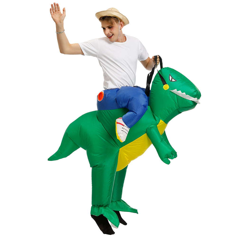 ชุดไดโนเสาร์เป่าลมสำหรับฮาโลวี - Inflatable Dinosaur Costume Adult บทวิจารณ์และราคา