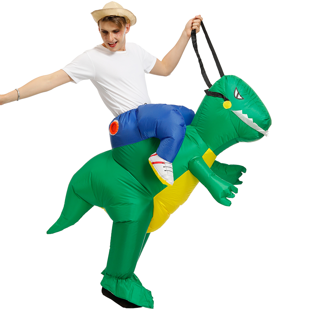 ชุดไดโนเสาร์เป่าลมสำหรับฮาโลวี - Inflatable Dinosaur Costume Adult บทวิจารณ์และราคา