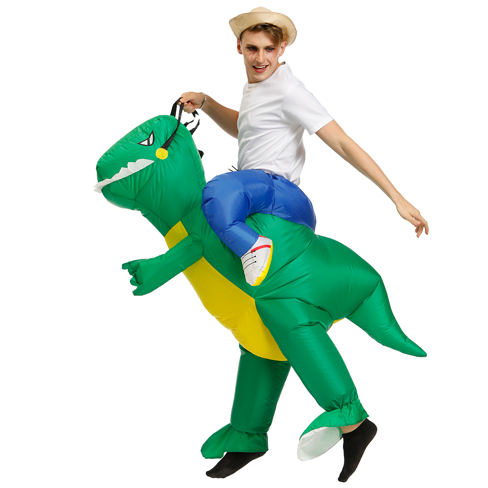 ชุดไดโนเสาร์เป่าลมสำหรับฮาโลวี - Inflatable Dinosaur Costume Adult บทวิจารณ์และราคา