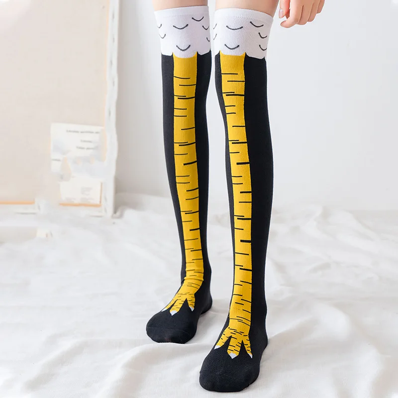 ถุงน่องลายเท้าไก่สุดฮา แบบยาวเ - Funny Chicken Leg Socks บทวิจารณ์และราคา