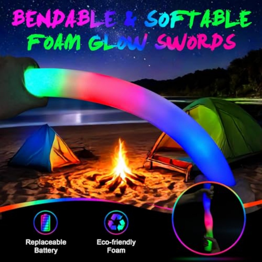แพ็คแท่งโฟมเรืองแสง, แท่งโฟม L - Flashing Led Foam Sticks Party บทวิจารณ์และราคา