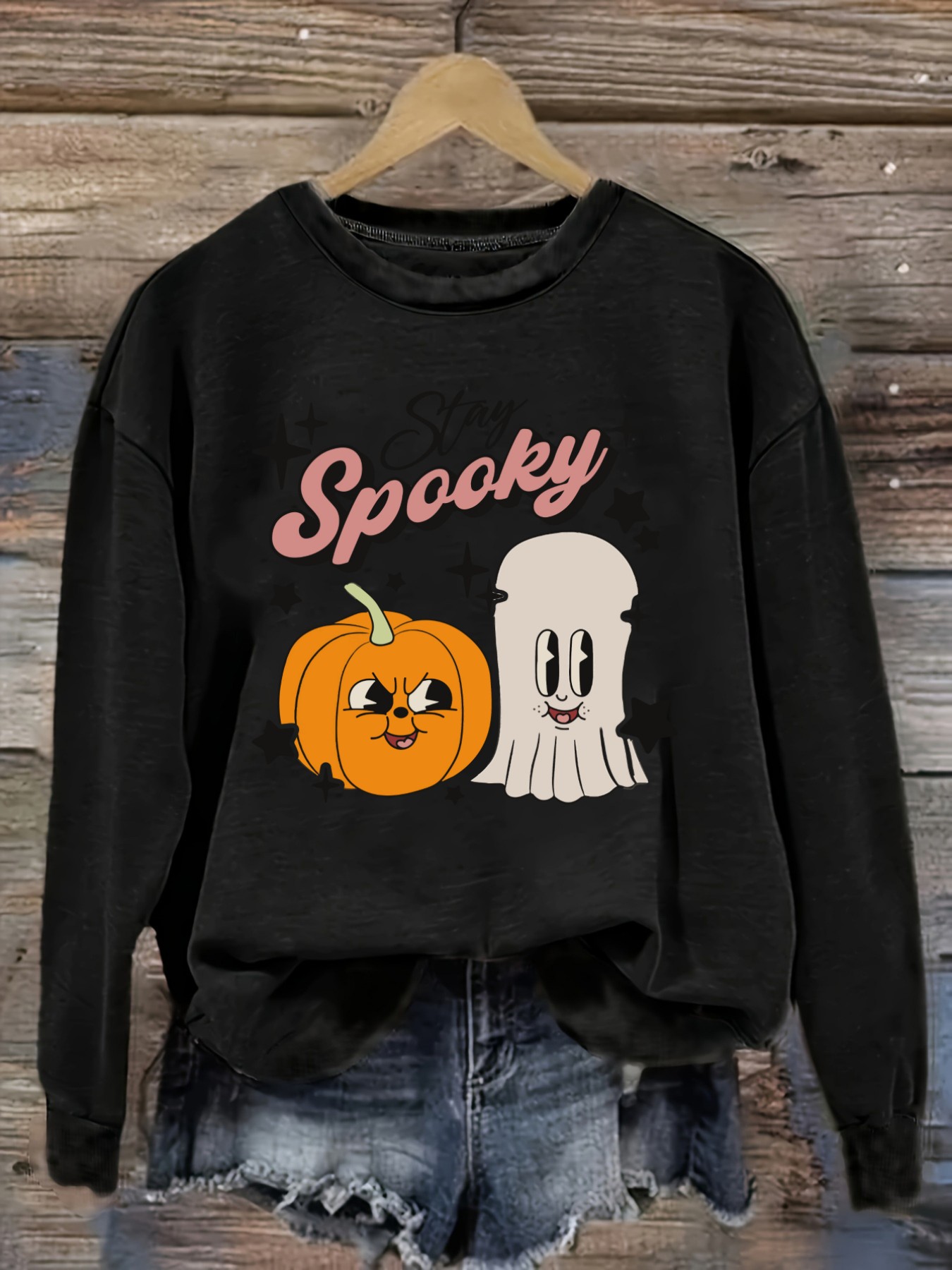 เสื้อยืดแขนยาวคอกลมลำลองสำหรับ - Costumes บทวิจารณ์และราคา